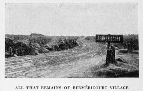 ALL THAT REMAINS OF BERMRICOURT VILLAGE