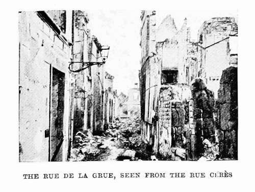 THE RUE DE LA GRUE, SEEN FROM THE RUE CRS