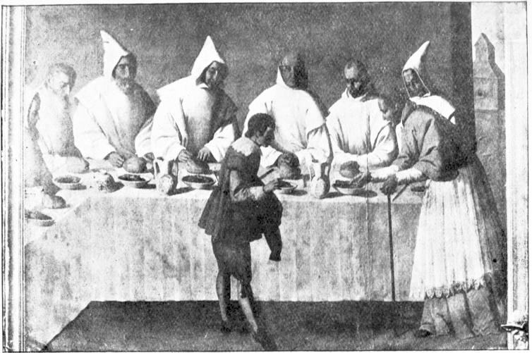 SAINT HUGO IN THE REFECTORY

Zurbarn