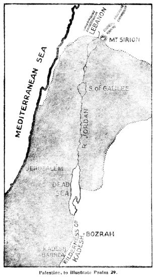 Palestine, to illustrate Psalm 29.