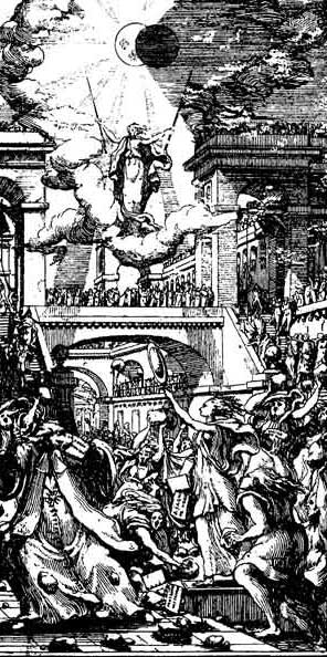 Fig. 21.—Fac-simil d'une estampe satirique, publie en 1772