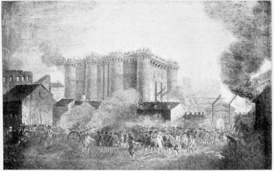 The Capture of the Bastille.

From an anonymous contemporary painting now in the Hôtel Carnavalet.