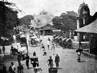 Rathaus in Colombo mit Hollndischem Turm.