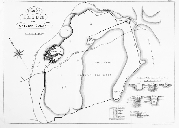 PLAN OF
ILIUM
THE
GRECIAN COLONY.