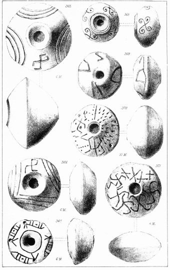 SPECIMENS OF WHORLS, &c. DUG UP AT TROY