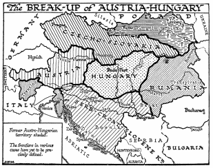 The BREAK-UP of AUSTRIA-HUNGARY