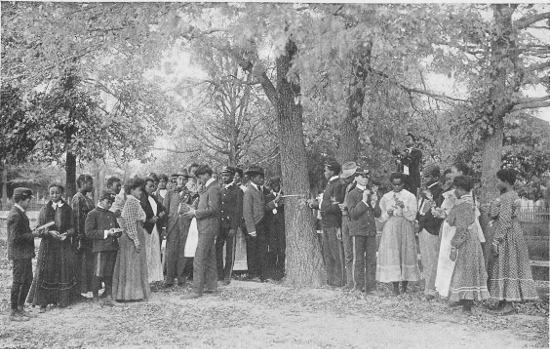 CLASS IN OUTDOOR NATURE STUDY