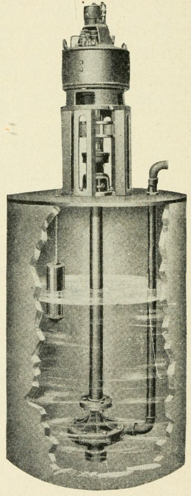 Electric-driven sump pump with 3-inch intake and 2-inch
discharge which pumps manure and water at the rate of 200 gallons per
minute